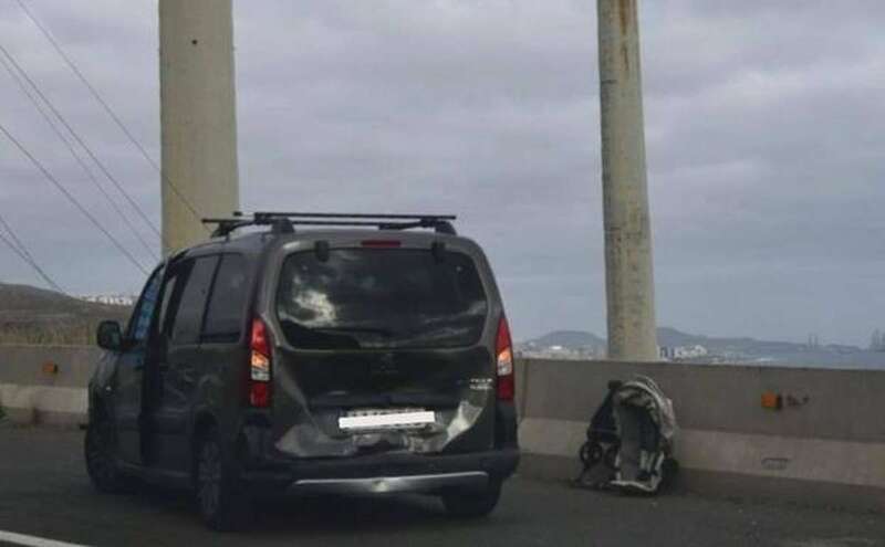 Vehículo implicado en el accidente / Canarias7 - Arcadio Suárez